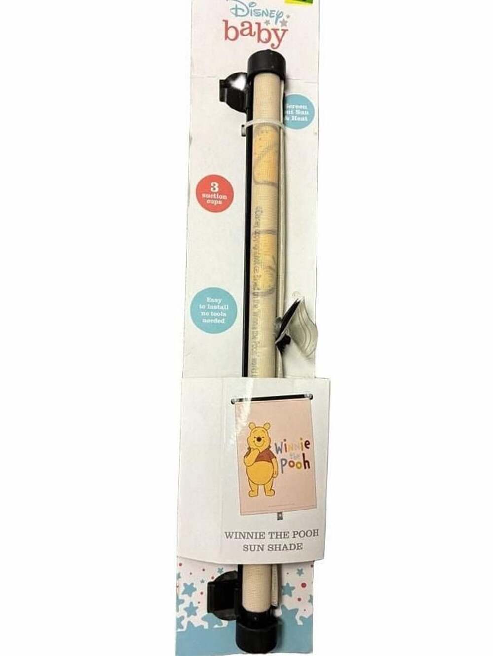 Disney Baby Winnie The Pooh Sun Shade Car Window Blind